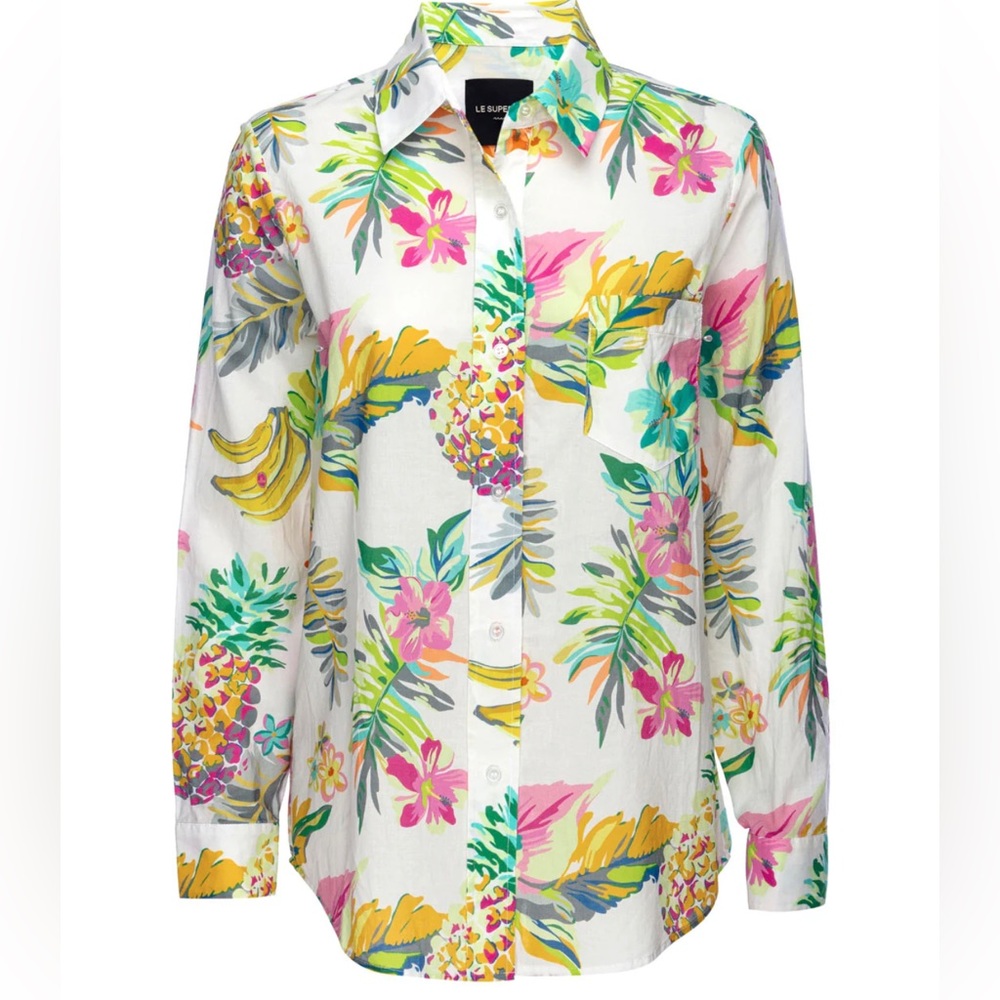 Le Superbe Tropi Cali Fruit Salad Future Ex Boyfriend Shirt - Picture 1 of 7